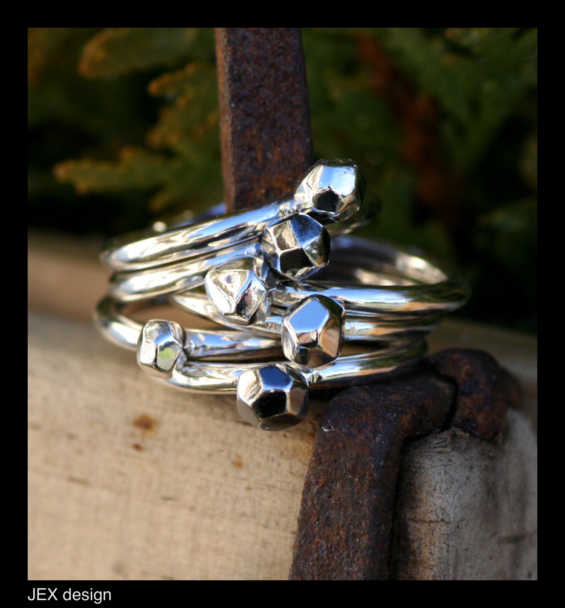 Ring med silverkula